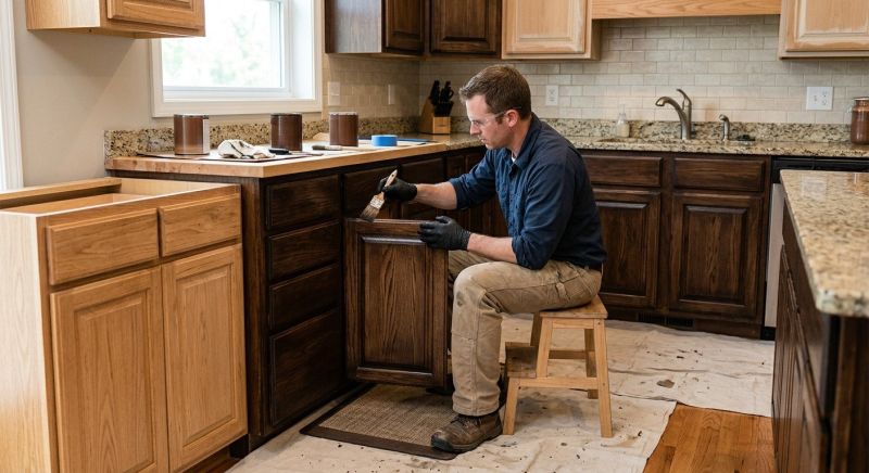 Cabinet Staining Service in Indianapolis, IN