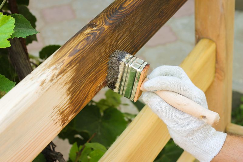 Wood Railing Staining