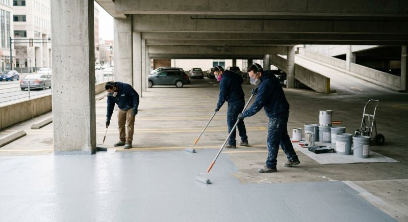 Commercial Concrete Painting in Waco, TX