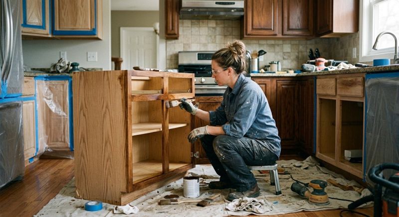 Cupboard Refinishing in Lafayette, IN