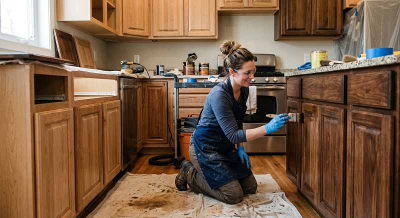 Cupboard Refinishing in Kokomo, IN