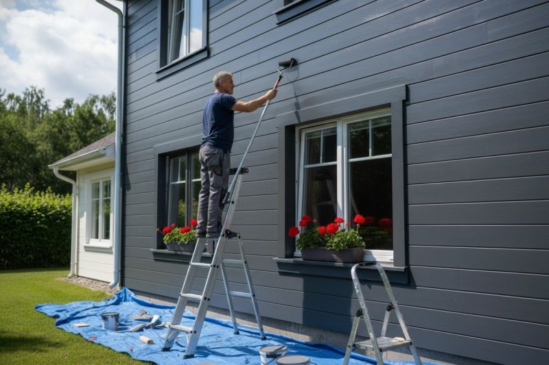 Exterior Staircase Painting in Fort Collins, CO