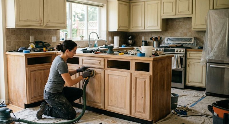 Kitchen Cabinet Refinishing in Dayton, OH