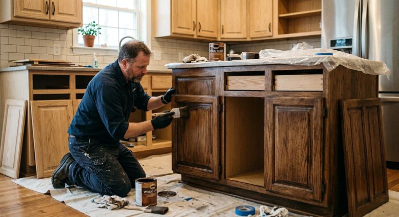 Kitchen Cupboard Refinishing in Muncie, IN
