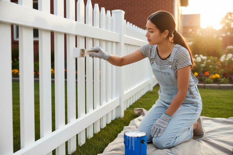 Wire Fence Painting in Waco, TX