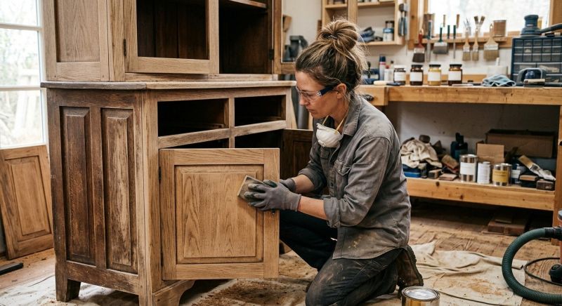 Wood Cabinet Refinishing in Dayton, OH